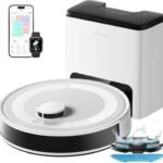 Lefant M2 Plus Robot Aspirateur Laveur 6000Pa avec Station Vidage Automatique Poussière