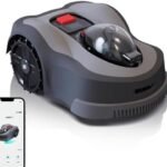 RJHJK Tondeuse à gazon robotique entièrement automatique avec station de charge automatique, sans fil, pour grandes pelouses jusqu'à 6000 m²