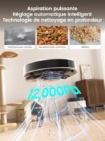 Lefant M3 Robot Aspirateur Laveur 12 000 Pa – Image 4