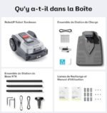 RoboUP Robot Tondeuse sans Fil Périphérique T600, Recommandé 800㎡ – Image 9