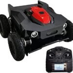 Tondeuse à gazon robotique automatique avec télécommande, tondeuse grimpant jusqu'à 30° d'inclinaison