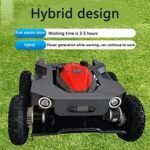 HYQNG Robot Tondeuse À Gazon, pour Pelouse Jusqu'à 600m2 Tondeuse Intelligente avec système à Quatre Roues motrices – Image 3