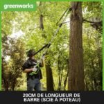 Taille-Haie sur Perche Sans Fil 18V ONE+ – Performance et grande portée – Image 4