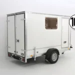 Remorque fourgon BK 146x304cm Hauteur:180 1,3t, porte latérale