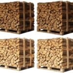 4 X Palettes (2 chêne blanc + 2 Hêtre/Charme) – Bûches de 33 cm