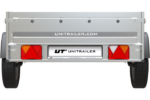 Remorque voiture simple essieu Unitrailer Garden Trailer 230 x 125 cm avec timon fixe 500/750 kg – Image 6