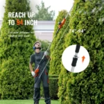 Taille-Haie Télescopique VEVOR 20V – Batterie 2 en 1, Lame 45,7 cm, Réglable et Sécurisé – Image 4