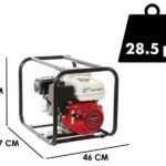 Motopompe d’irrigation thermique AGT 3″ GX200 – raccords de 80 mm