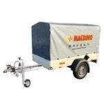 Remorque BT100 MCALU PRO 205X113X120 PTC 1000Kg Bachée